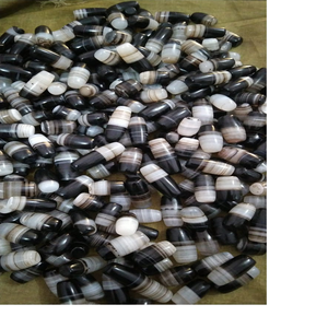 Cuentas de piedra de ágata sulemani hechas a medida, en forma de cilindro, adecuado para diseñadores de joyería nativa - Product Image 3