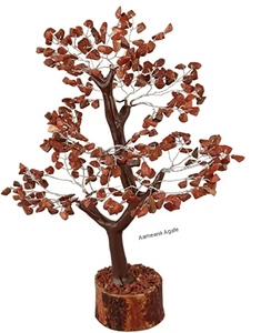 Arbre de pierres précieuses de tourmaline noire cristal naturel arbre d'argent Fengshui arbres de pierres précieuses de tourmaline noire en gros guérison, spirituelle - Product Image 2