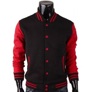 High Quality <b>Mens</b> Fashion Custom Design Baseball Letterman <b>Jacket</b> Leather Sleeves Letterman <b>Jacket</b> Custom Color and <b>Size</b> - Product Image 1