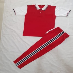 Nuevo modelo de ropa de trabajo de algodón puro, conjunto de uniformes para niñas, servicio OEM para fábrica escolar y trabajo, mangas cortas, logotipo personalizado - Product Image 6