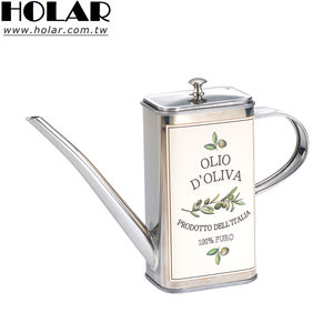 [Holar] Bidon à huile d'olive en acier inoxydable de qualité alimentaire, sans goutte, fabriqué à Taïwan, pour la cuisine - Product Image 1