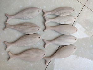 100% décor nautique fait à la main, ornement mural, poisson en bois, décoration murale, cadeaux artisanaux // poisson en bois // cathy: + 84813366387 99GD - Product Image 5