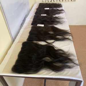 Extensiones de pelo humano con encaje Frontal, mechones de pelo humano virgen sin procesar con encaje Frontal HD, 4x4, 5x5, 6x6, 7x7, 13x4, 13x6 - Product Image 5