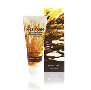 Cosmético Coreano 3W Clinic, Gel Exfoliante de Humectación con Salvado de Arroz, Limpiador Facial, Blanqueador, Refrescante, Cuidado de Poros y Sebo, Para Piel Sensible - Product Image 1