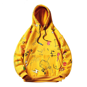 Sudadera con Capucha para Hombre, Estilo Urbano, Corte Regular, Spandex/Algodón, Estampado de Leopardo, Transpirable, Tallas Grandes, Alta Calidad - Product Image 3