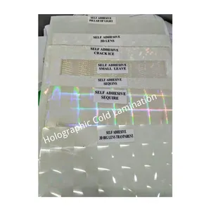 Various Patterns Transparent Holographic Films for Stickers