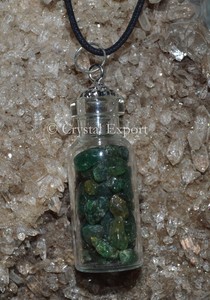Meilleure valeur Style classique Aventurine verte Agate Bouteille Chips Pendentifs Aventurine verte à vendre - Product Image 5