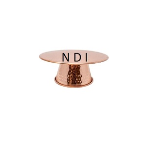Classic Style Inner Enamel Finishing Cupcake Dessert Birthday Party <b>Cake</b> <b>Stand</b> With <b>Glass</b> Dome For Decoration Accessories Usage - Product Image 5