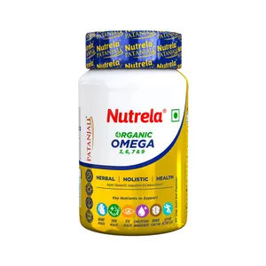 100% 印度天然Patanjali Nutrela有机欧米茄3 6 7和9蔬菜软胶囊批发价