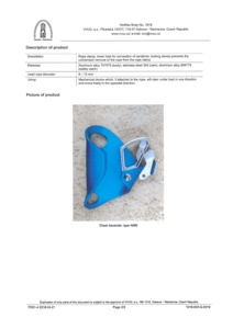 Ascendedor de Cuerda de Aleación de Aluminio (Anodizado) para Cuerdas de 8-13mm, 4kN, Certificado EN 567, Fabricante OEM/ODM de Taiwán - Product Image 6
