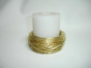 Bougeoir en or martelé de qualité supérieure, style vintage, de haute qualité, style nordique, bougeoir décoratif à la vente - Product Image 3