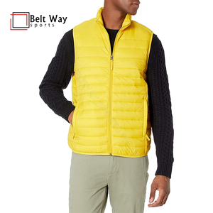Chaqueta acolchada de nailon 100% informal para hombre, chaleco de alta calidad, capucha transpirable, cremallera, cuello redondo, ropa exterior de invierno, servicio OEM disponible - Product Image 5