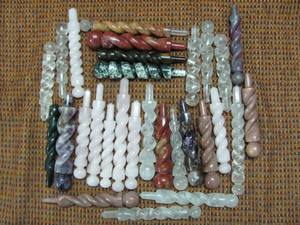 Mezcla de piedras preciosas talladas 7-Chakra varita curativa cuarzo pulido ágata cristal decoración del hogar Chakra Feng Shui amor estilo grabado - Product Image 2