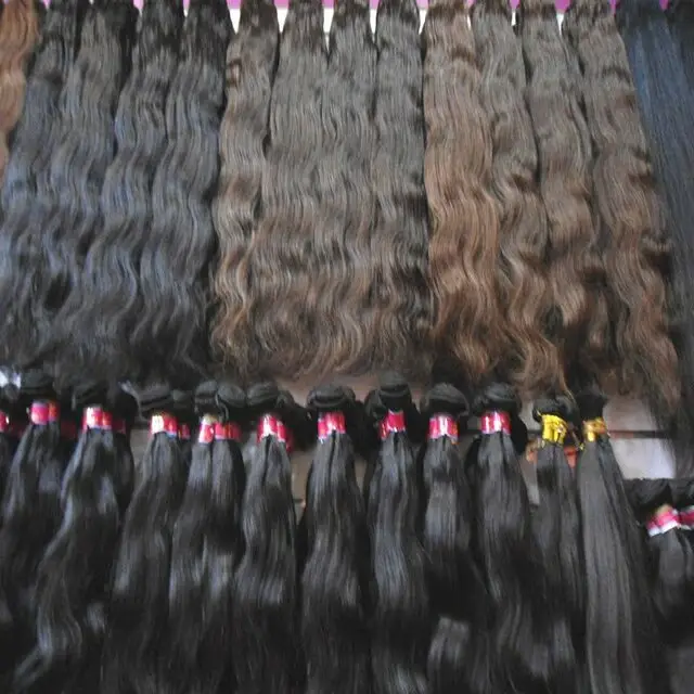 100% unverarbeitete rohe brasilia nische menschliche Jungfrau Nagel haut ausgerichtet Haar verlängerung Double Drawn Nerz Brazilian Hair Weaves Bundle Deal H.