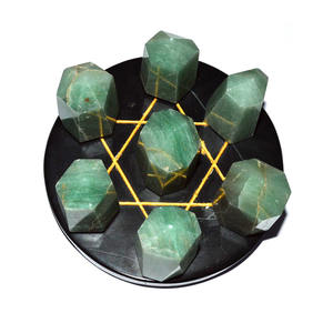 7 Aventurine verte Point Star David Base En Cristal - Product Image 4
