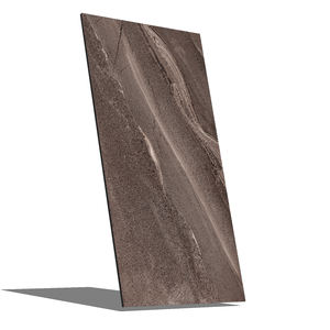 Carrelage en porcelaine Alto Brillo 600x1200mm 9mm d'épaisseur Unico Choco Haute brillance Antidérapant Grade AAA Antibactérien Brique réfractaire Moderne - Product Image 1