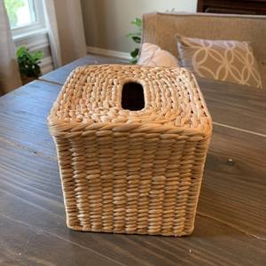 Cubierta de caja de pañuelos de jacinto de agua Vintage para decoración del hogar - Product Image 2