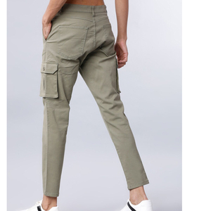 Pantalones Cargo de Alta Calidad 100% Algodón, Nuevo Estilo para Hombre, con Bolsillos Laterales para Trabajadores, Conjuntos Deportivos para Hombre - Product Image 4