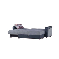 El Mejor Sofá Cama Convertible y Plegable para Sala de Estar Contemporánea - Muebles Multifuncionales para el Hogar de Tela y Madera Sólida para Hotel