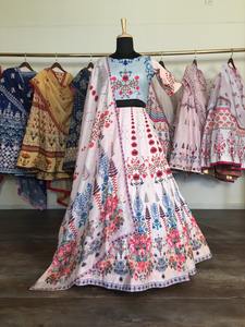 Designer indien exclusif Lehenga Choli avec chemisier fête porter mariage dernier style Bollywood lehenga choli avec dupatta - Product Image 4