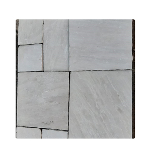 Azulejos de arenisca blanca Kota de la mejor calidad para aplicaciones en exteriores Forma de bloque de piedra pulida disponible Precio al por mayor - Product Image 1
