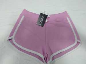 Nouvelle arrivée à la mode Sexy Ladies Shorts Loose Casual Summer Beach Gym Pants avec étiquette de marque bangladaise Lot de stock - Product Image 3