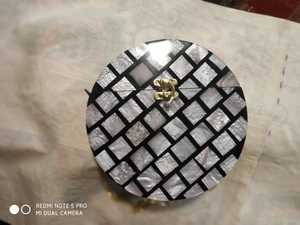 กระเป๋าคลัทช์เรซิ่นอีพ็อกซี่ลายดอกไม้รูปนางฟ้าสำหรับผู้หญิง งานแฮนด์เมด ดีไซน์สั่งทำพิเศษ ประดับด้วยหิน เหมาะสำหรับงานเลี้ยงตอนเย็น งานแต่งงาน และงานอีเว้นท์ต่างๆ - Product Image 6