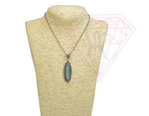 Piedras preciosas naturales hechas a mano Vintage chapado en oro de moda oxidado Birthstone Boho colgantes para joyería - Product Image 6