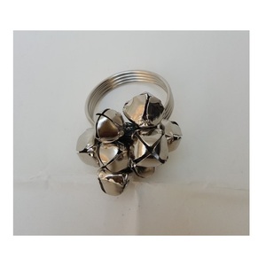 Nickel Plated Iron Ghungroo Napkin <b>Rings</b> - Product Image 1