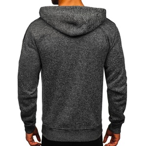 ชุดเสื้อมีฮู้ดสวมหัวแขนยาวของผู้ชาย OEM 50% 50% ผ้าฝ้ายโพลีเอสเตอร์พิมพ์ลายไซส์ใหญ่พิเศษเสื้อผ้าฤดูหนาวย้อมเรียบ6XL ฟรี - Product Image 5
