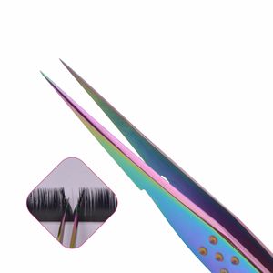 Pinzas para extensión de pestañas con diseño estampado, pinzas para extensión de pestañas con logotipo personalizado, venta al por mayor, marca privada, novedad - Product Image 3