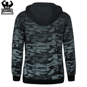 Sweat-shirts à capuche zippés en polaire respirante et durable pour hommes, avec logo personnalisé, fabriqués au Pakistan pour l'hiver, vente en gros - Product Image 2