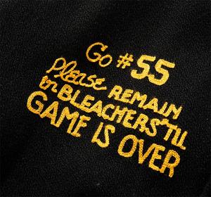 OEM personalizado de talla grande de los hombres 100% algodón Varsity College chaquetas de leopardo de ganchillo de invierno con capucha Varsity chaqueta bordada - Product Image 6