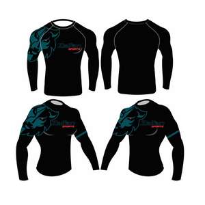 ชุดออกกำลังกายชายและหญิงแบบซับลิเมชันเต็มตัวทำจากหนังโพลีเอสเตอร์สำหรับผู้ใหญ่ - Product Image 3