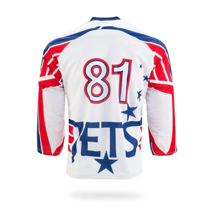 Maillots de hockey sur glace personnalisés de haute qualité, réversibles, imprimés par transfert thermique, 100% polyester, couleurs et tailles personnalisées, Inflow Sports - Product Image 2