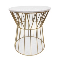 Table basse en fer forgé, meuble de salon et chambre à coucher, carrée, style américain, vente en gros, livraison gratuite