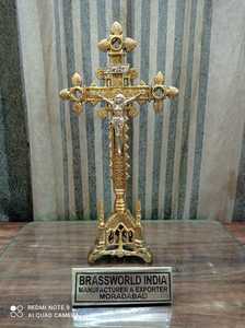 ALTER CROSS de latón de alta calidad, suministros de iglesia con crisol - Product Image 3