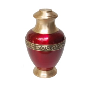 โกศโลหะสำหรับเผาขี้เถ้าจากมนุษย์อุปกรณ์สำหรับงานศพทำด้วยมือโกศโลหะจากนักออกแบบชั้นนำ - Product Image 1