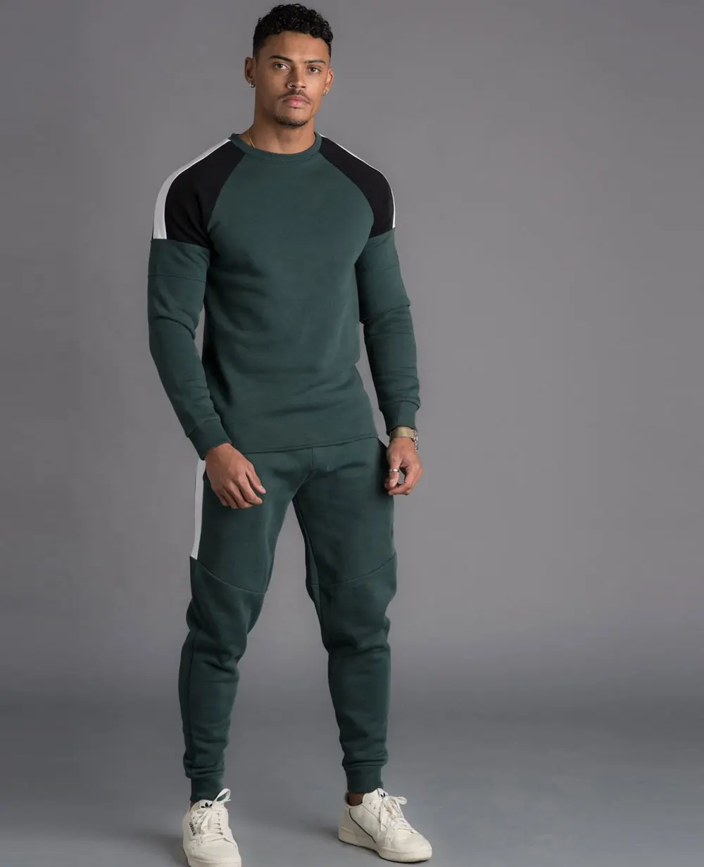 स्टाइलिश सबसे अच्छा बेच Sweatsuit नई आगमन कस्टम पुरुषों Xxl Hoodies Tracksuit, पुरुषों के लिए ग्रीन और ब्लैक के साथ ए. ए. 3263 सर्दियों पुरुषों