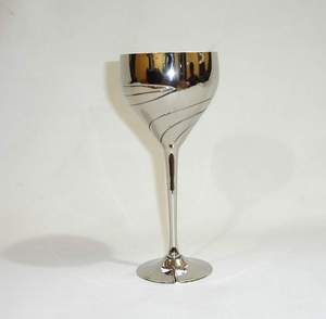 Vantage, copa de vino de gran oferta niquelada de Metal para el hogar, Bar de Hotel, copa de latón real antigua, copa de vino de gran oferta - Product Image 2