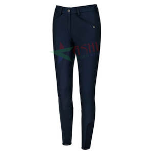 Women's Custom <b>Thick</b> Nylon Spandex Riding <b>Tights</b> Non-Slip Wicking Horse Riding Pants Comfortable Leggings - Product Image 5