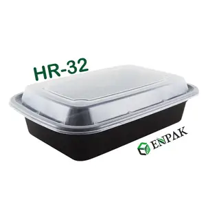 Taiwan Disposable Food container plastic meal prep boxes