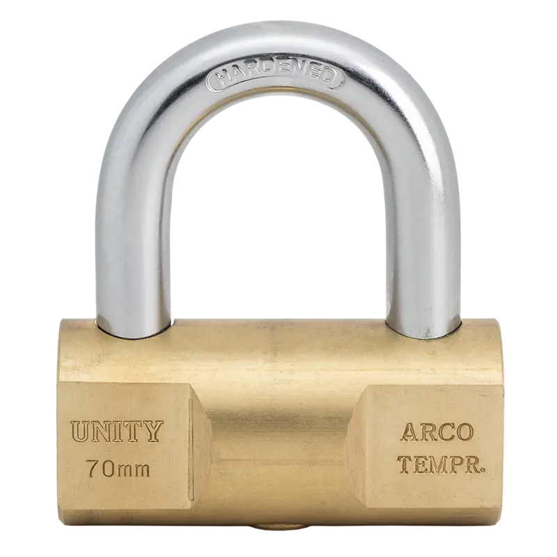 Hiệu Suất Cao Chất Lượng Loạt Kích Thước Brass Padlock Trong Hammer Shape