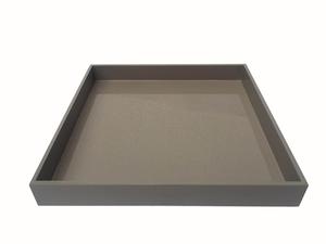Bandeja de laca de color café gris oscuro, diseño de color nuevo para servir bandeja 2019 - Product Image 2