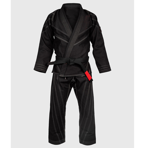 ชุด BJJ GI Jiu Jitsu สีดำเต็มรูปแบบ,ชุดกิโมโนน้ำหนักเบา IBJJF ศิลปะการต่อสู้สำหรับผู้ชาย - Product Image 2