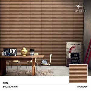 In Stock Product Matt Surface Indian Natural Stone Matt Nero Brown <b>Wooden</b> Marble <b>Slab</b> Tile 600x600mm From Leading Supplier - Product Image 2