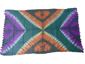 Tie Dye Viscose Coton Rayonne Sarong Jupe Adultes Plage Paréo Wrap Tie Dye Design - Product Image 6