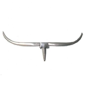 Decoración de Pared de Aluminio con Cabeza de Toro para Decoración de Pared en Pulido Espejo Disponible en Tres Tamaños Esculturas de Pared de Metal - Product Image 1