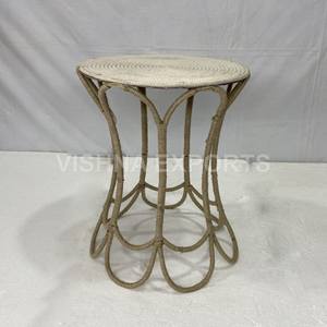 Sillas Tejidas de Yute de Estilo Moderno, Material de Hierro, Diseño Fijo para el Hogar, Sala de Estar, Muebles para Exteriores - Product Image 3