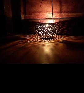 OEM Factory Coconut Shaped Wood Candlestick Holder for Home Decoration with <b>Tealights</b> & <b>Lanterns</b> - Product Image 1